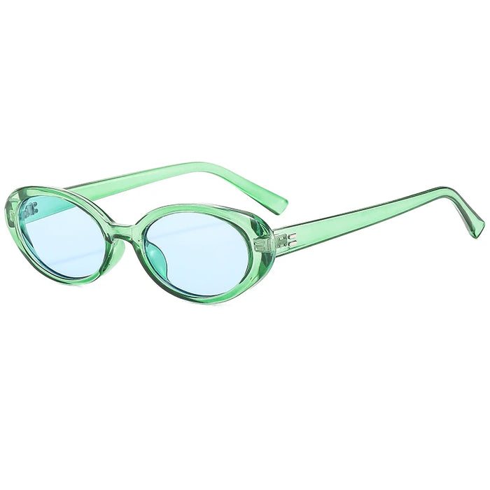 Fashion Small Oval Sunglasses Women Classic Vintage Men Sun Glasses UV400 Female Shades