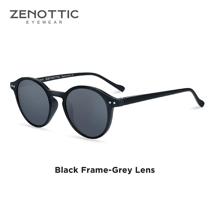 ZENOTTIC (S Size) Retro Circular Polarized Sunglasses 2026 2025 Men Women Vintage Small Round Sun Glasses UV400 Goggles Shades