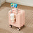 14-Inch Carry-On Suitcase with 3-Section Pull Rod Mobile Phone Holder And Cup Holder Lightweight Travel Luggage Handbag Suitcase