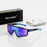 VIOLA MAG Gafas de Ciclismo a la Moda, Unisex, Montura Grande, Patillas de Goma Antideslizantes Adecuadas para Correr, Pescar, Senderismo y