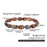 Vinterly Pure Copper Bracelet Magnetic Therapy 22cm Vintage Artificial Turquoise Benefits Chain Link Jewelry Blue Stones Magnets