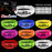 20-200 piezas Pulseras LED personalizables para bodas Pulsera de control de música y sonido Pulsera luminosa ajustable para bodas, cumpleaños, conciertos