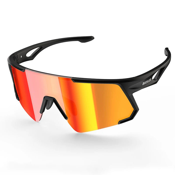 BUCKLOS Polarized Cycling Glasses UV400 Outdoor Sports Sunglasses Men Women MTB Cycling Goggles Road Bike Eyewear