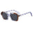 New Square Sunglasses Women  Wave Frame Vintage Shades Brand Designer Gafas Luxury Sun Glasses UV400 Eyewear Oculos