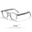 HBK Retro Oval Glasses Frames Transparent Lenses Men High Quality TR-90 Frame Glasses Women's Reading Computer Eyewear