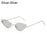 Summer Retro Small Oval Sunglasses Ladies Vintage Shades Cat Eye Sun Glasses Men Women Rectangular Eyeglasses Protection 400UV