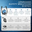 Adults Full Face Snorkel Mask Double Breathing Tube 180° Wide-Eye Panoramic Vision Advanced Anti-Fog Swim Leak-Proof Adventures