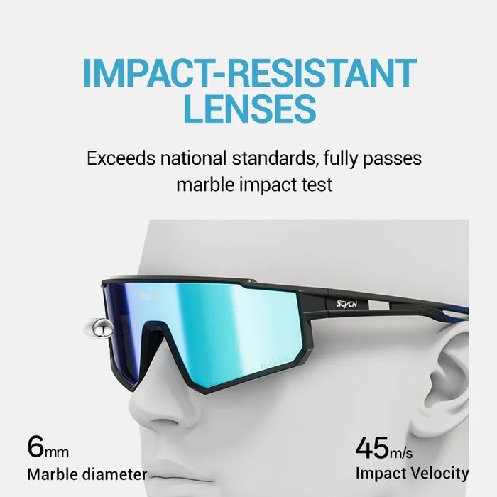 SCVCN Motocross Goggles Glasses Motorcycle Sunglasses Men MTB Mask Windproof Protection Skiing Cycling Pickleball Off-Road Sport