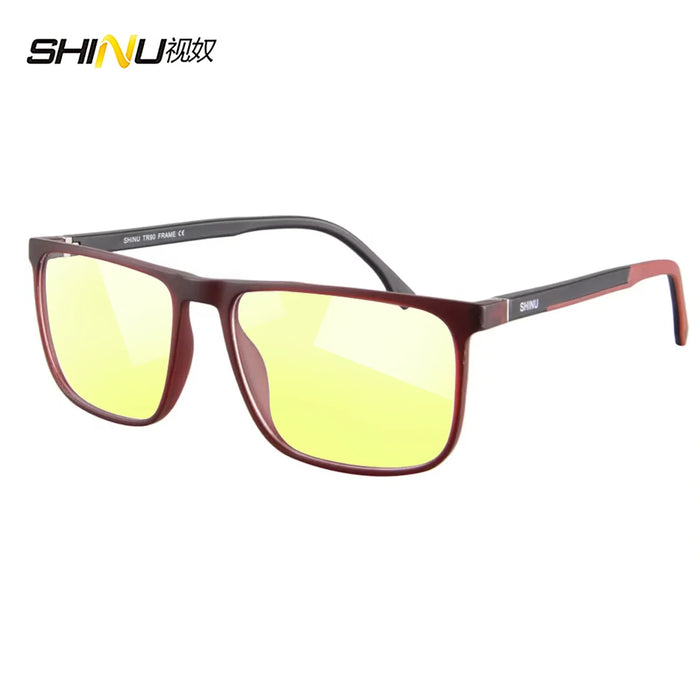 Presbyopic Men Reading Glasses 2.0 Intelligent Blue Light Lenses Blocking Harmful Light Only New Technique Blue Light 4.0