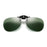 VIVIBEE Rimless Pilot Flip Up Clip on Sunglasses Oversized Men Polarized Clips Aviation Big Size Driving Women UV400 Glasses