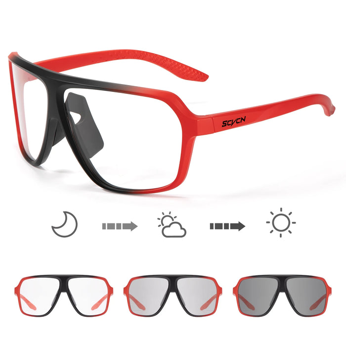 New UV400 Photochromic Cycling Sunglasses for Men MTB Road Bicycle Glasses Outdoor Sports Women Running Eyewear Bike Goggles