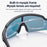 ROCKBROS Bicycle Glasses with Myopia Frame Polarized Len Bike Eyewear Goggles UV400 Outdoor Sports MTB Road Cycling Sunglasses