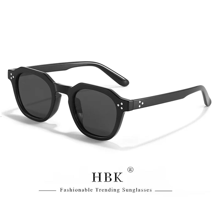 HBK Retro Polarized Sunglasses for Men Women New High Quality Eyewear Outdoor Sport Driving Travel Lunette De Soleil Homme UV400