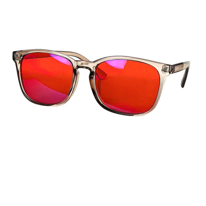 Red Lens 100% blue light Blocking Glasses, Orange Lens Anti fatigue Glasses Fashion Glasses Women Man Computer Gaming Glasses