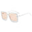 New Oversized Square Sunglasses Women Hollowed-out Boundless Vintage Designer Sun Glasses Shades UV400 Men Luxury Male Female