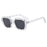 New Square Sunglasses Women  Wave Frame Vintage Shades Brand Designer Gafas Luxury Sun Glasses UV400 Eyewear Oculos