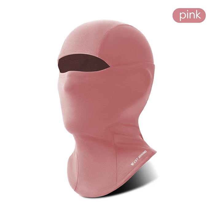 WEST BIKING Winter Thermal Balaclava High Elastic Breathable Windproof Cycling Headgear Fleece Bike Helmet Liner Sports Mask