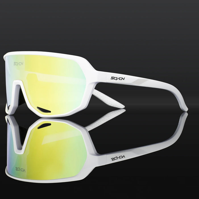 Scvcn-New Sunglasses Photochromic Cycling Glasses for Men Bicycle Mountain Bike Cycling Goggles UV400 MTB Polarized Road Women