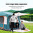 Upgraded 4 Season Camping Tent 3-12 Person Waterproof Windproof Double Layer 2 Room Family Outdoor Backpacking Equipment