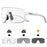 SCVCN Photochromic Cycling Sunglasses Road Driving Bike Glasses Outdoor Sports Mountain Hiking Men Women Bicycle UV400 Goggles