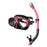 JSJM Professional Anti-Fog Swimming & Scuba Diving Mask with UV Protection, Silicone Snorkeling Goggles & Tube Set for Adults