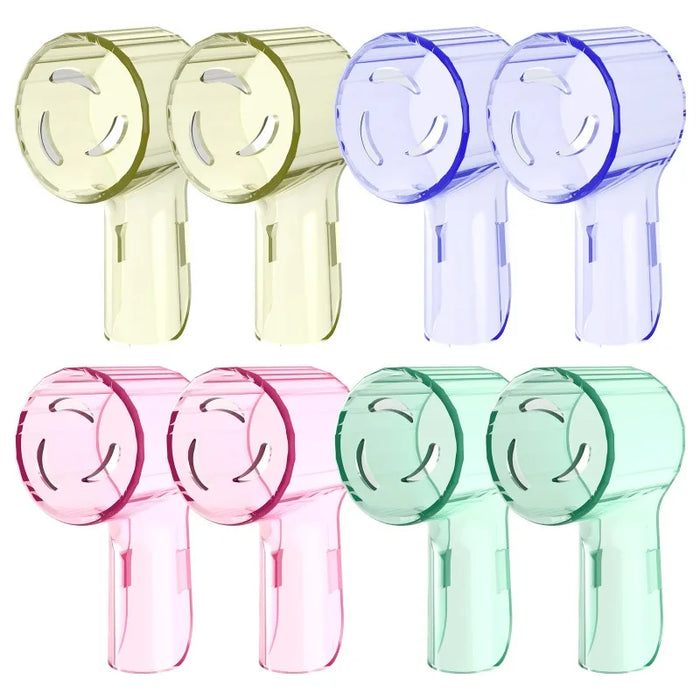 Cubiertas antipolvo para cabezales de cepillos de dientes compatibles con cabezales de repuesto Braun Oral B y protector de cabezales de cepillos de dientes eléctricos serie iO