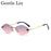 Gafas de sol hexagonales sin montura a la moda para mujer 2026, de marca de lujo, estilo Y2K Punk, sexy, para viajar, lentes de sol para mujer, gafas sin montura de rombos