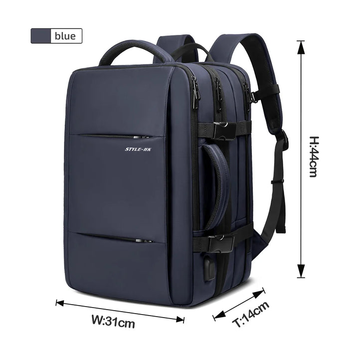 Sac à dos de voyage Héroïque Chevalier pour homme, sac à dos d'affaires, sac d'école extensible, avec port USB, grande capacité, pour ordinateur portable 15,6 pouces, imperméable
