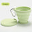 Vaso Plegable de Silicona para Exteriores con Agujero para Colgar, Vaso de Agua Portátil Creativo para Viajes, Lavado, Moda, Viajes, Silicona