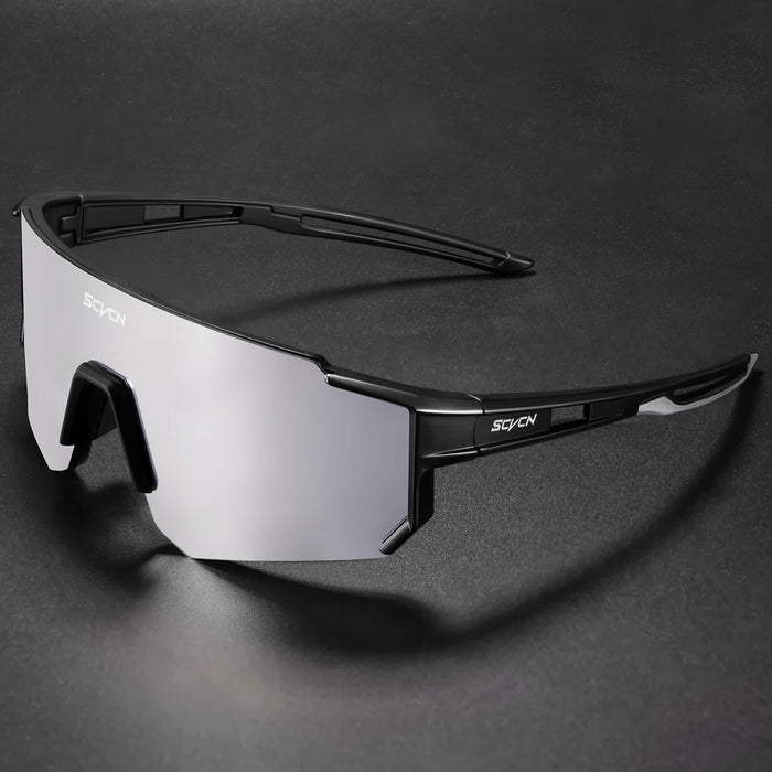 SCVCN UV400 Cycling Glasses for Men MTB Sunglasses Mountain Bike Bicycle Eyewear Women Sports Goggles Road Speed Skating