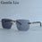 Square Rimless Punk Sunglasses Men 2026 Luxury Brand Photochromic Eyeglasses Change Color Sun Glasses For Male Eyewear Shades