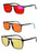 SHINU Gafas de bloqueo de luz azul para un buen sueño, lentes rojas para hombres, luz antigreen, elimina la fatiga ocular, gafas Bluelight 078RD