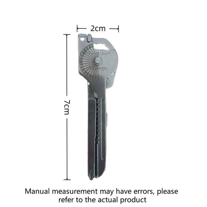 Llavero multiherramienta 8 en 1 para camping y supervivencia | Destornillador plegable, abridor de botellas | Alicates utilitarios compactos para exteriores con llave