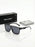 VIOLA MAG Flat Integrated Glasses, High-Quality Square Unisex, Trendy for Daily Travel and Leisure Decoration, with Glasses Bag
