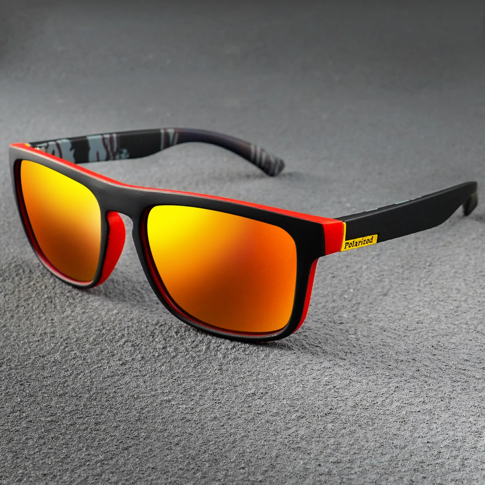 Gafas de Pesca Lentes de Sol Cuadradas Polarizadas para Pesca Deportes Conducción Sombras de Pesca Gafas de Exterior para Ciclismo Viajes Uso Diario