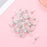 50PCS Rubber Anti-Slip Eyeglass Chain Ends Retainer Adjustable Rubber Eyeglass Strap Spectacle End Connectors Glasses Ring