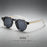 HBK Retro Small Round Men Sunglasses High-Quality Thick Style Women Outdoor Travel Business Driving Decorative Glasses UV400