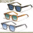 1/2/3 Pcs Wholesale New Square Retro Sunglasses Men Fashion Punk Sun Glasses Women Travel Eyewear Lunette De Soleil Femme UV400