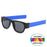 VIVIBEE Novelty Mirror Men Polarized Folding Sunglasses New Arrival Slap Sport Foldable Wristband Shades 2026 Trend Product