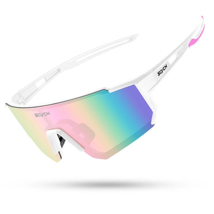 SCVCN Fashion Outdoor Cycling Sunglasses Men MTB Bike Glasses Sports Hiking Mountain Women Bicycle Cycling UV400 Goggles