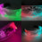 Cyberpunk LED Light Up Glasses Futuristic Luminous Unisex Eyewear Cool Glowing Glasses For Cosplay Bar Rave Club Halloween Party