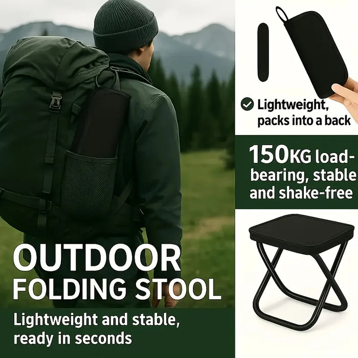 Durable Portable Compact Lightweight Folding Stool for Outdoor Camping Fishing Picnic Backpacking