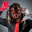 Máscara LED luminosa V de Vendetta, máscara facial completa anónima que brilla en la oscuridad para fiestas, raves, Halloween, cosplay y accesorios de disfraces.