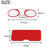 3PCS Set Men Women Round Nose Clip Reading Glasses Legless Ultra Thin Portable Clear Lens Durable Luxury Brand Designers Eyewear