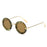 Retro Round Sunglasses Women INS Popular Style Fashionable Show Sun Glasses Unique Personality Outdoors Holiday Shades