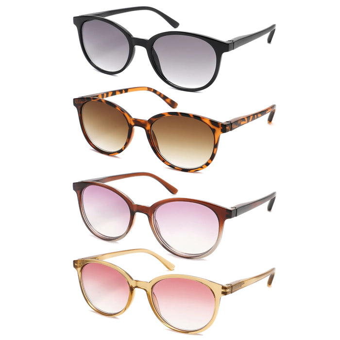 Reading Sunglasses For Women Men Square Classic Frame for Outdoors Use Sun Glasses Readers Eyeglasses with Diopter Spring Hinge
