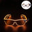 Nouvelles lunettes lumineuses LED sans fil pour festival, rave, soirée, lunettes de soleil mosaïque lumineuses néon, lunettes de club disco