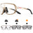 SCVCN Cycling Glasses UV400 Photochromic Sunglasses Men Sun Mountain Bike Road Bicycle Eyewear Sports Running MTB Cycle Gogg