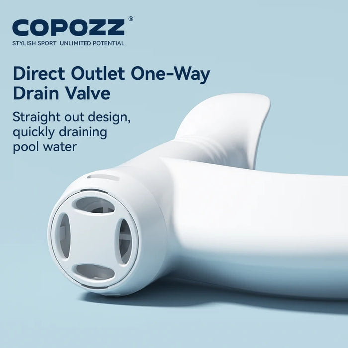 COPOZZ Front Head Swimming Training Snorkel Silicone Mouthpiece Junior Swimmers Full Dry Diving Equipment For Female Male Youth