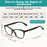Lunettes de lecture œil de chat rétro contrastées pour femme, lunettes anti-lumière bleue, lunettes de lecture légères et confortables